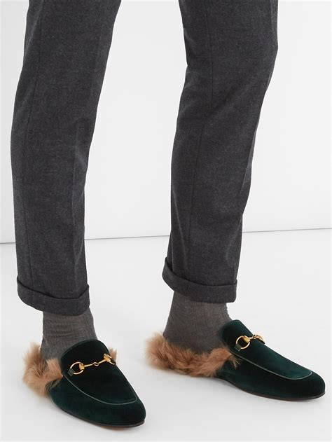 gucci loafers mens fur|gucci fur loafers women's.